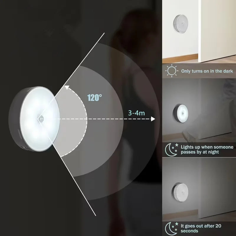 Lámpara LED Inteligente con Sensor de Movimiento